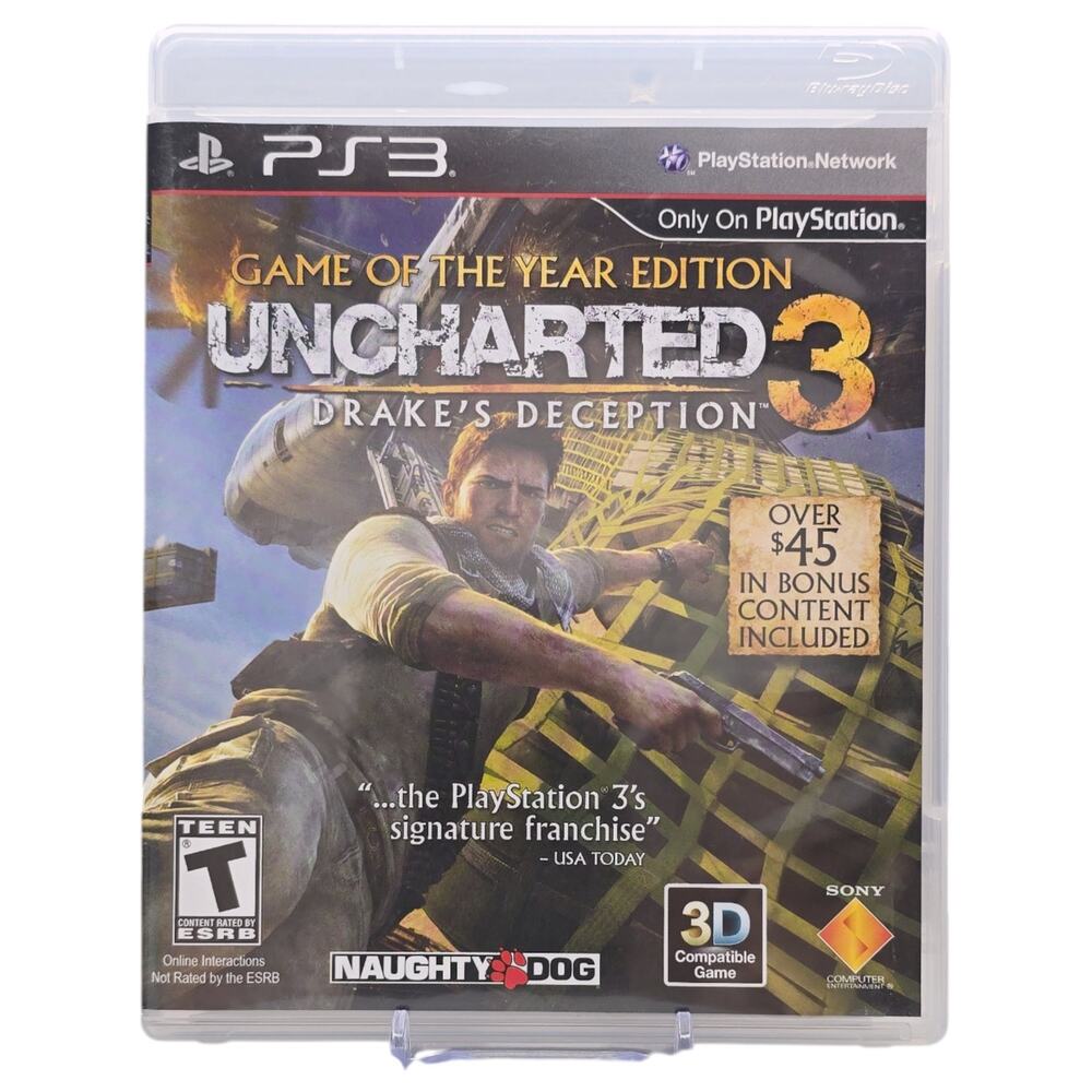 Uncharted 3: Drakes Deception -Game of the Year- PlayStation 3